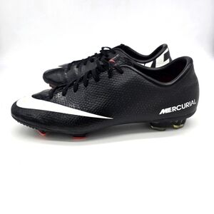 Nike Mercurial Black and White Athletic Shoes